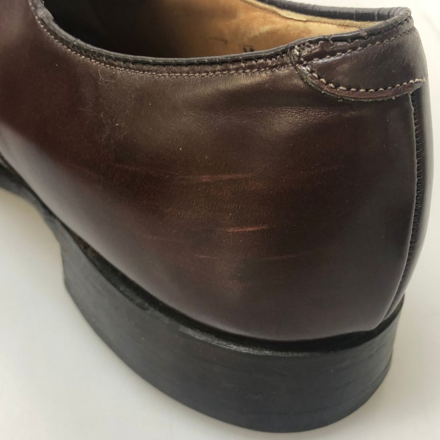 ジョンストン&マーフィー レザーシューズ ストレートチップ オプティマ カーフ ブラウン メンズ サイズ10D Johnston&Murphy 約28.0cm【AFC1】