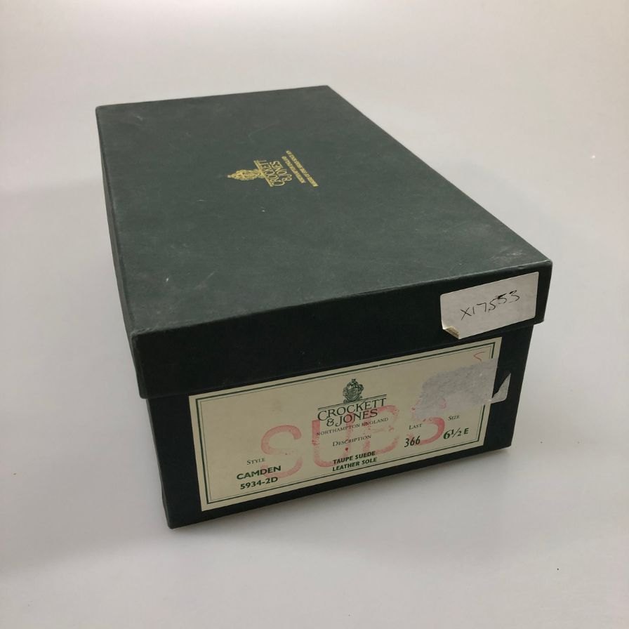 クロケット&ジョーンズ CAMDEN SUB コインローファー スエード メンズ ベージュ UK6.5 Crockett&Jones 約25.0cm【AFD15】