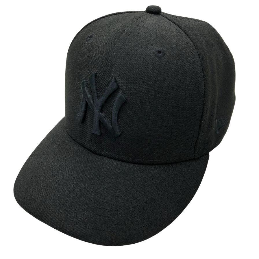 ニューエラ ベースボールキャップ ニューヨークヤンキース 59FIFTY ブラック 58.7cm ユニセックス NEW ERA【AFI1】
