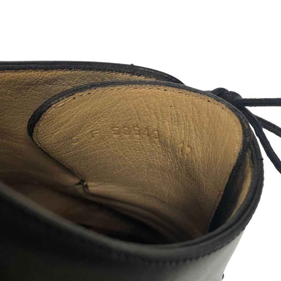 パラブーツ レザーシューズ シャンボード Uチップ メンズ サイズ6 ブラック Paraboot CHAMBORD 約25.0cm【AFC28】