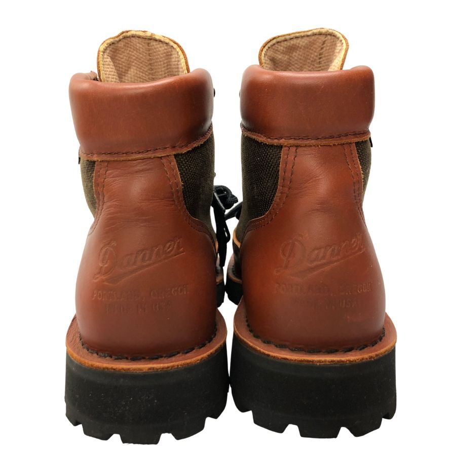 ダナー レザーブーツ ダナー ライト ゴアテックス アメリカ製 メンズ サイズUS7.5 シダーブラウン DANNER DANNER LIGHT 約25.5cm【AFD9】