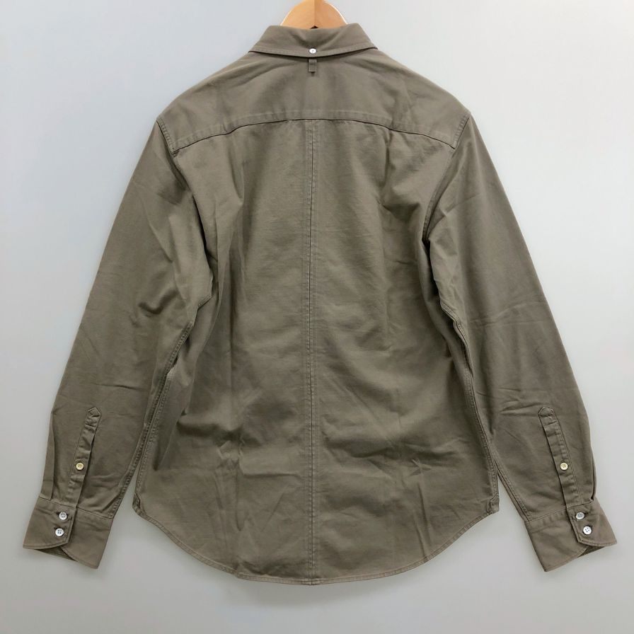 極美品◆ラグ&ボーン BDシャツ スチールボタン メンズ サイズM カーキ rag&bone 【AFB10】