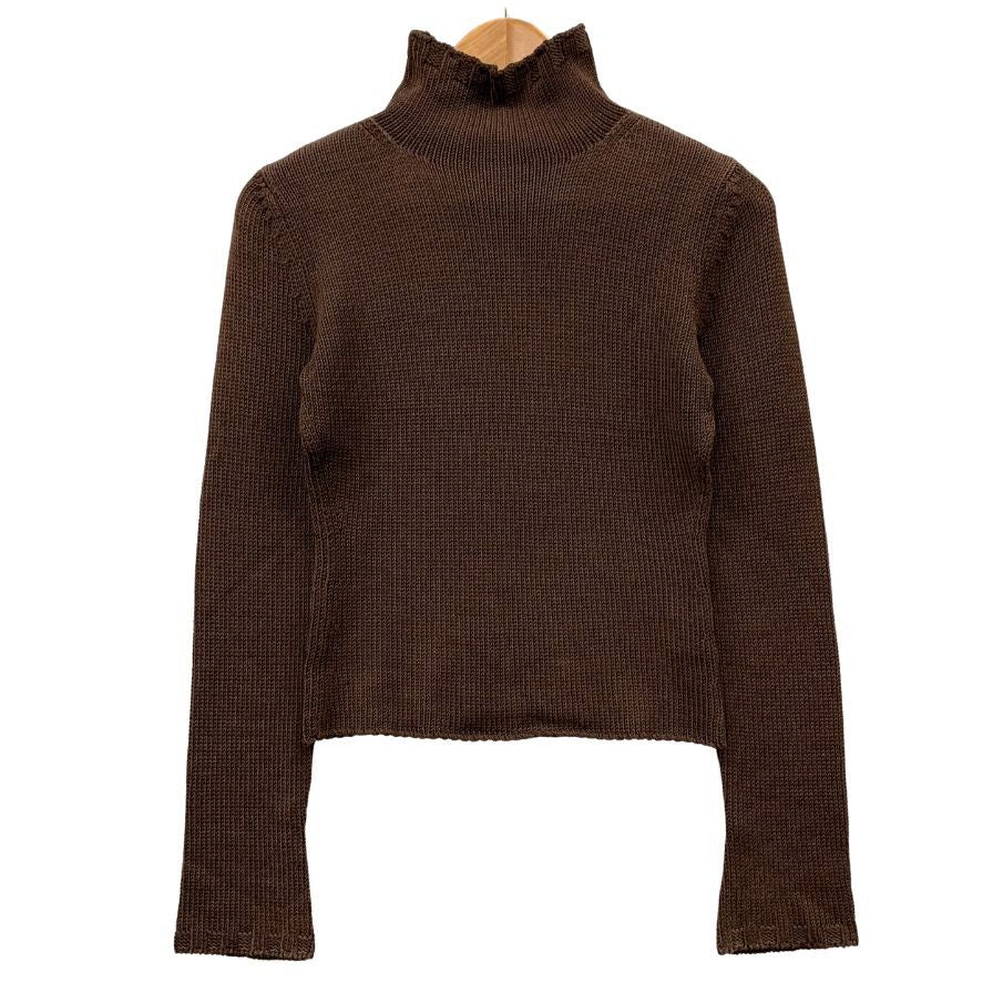 極美品◆フォクシー ハイネックニット サイズ38 ブラウン レディース 20587-SATAG14-01 FOXEY 【AFB11】