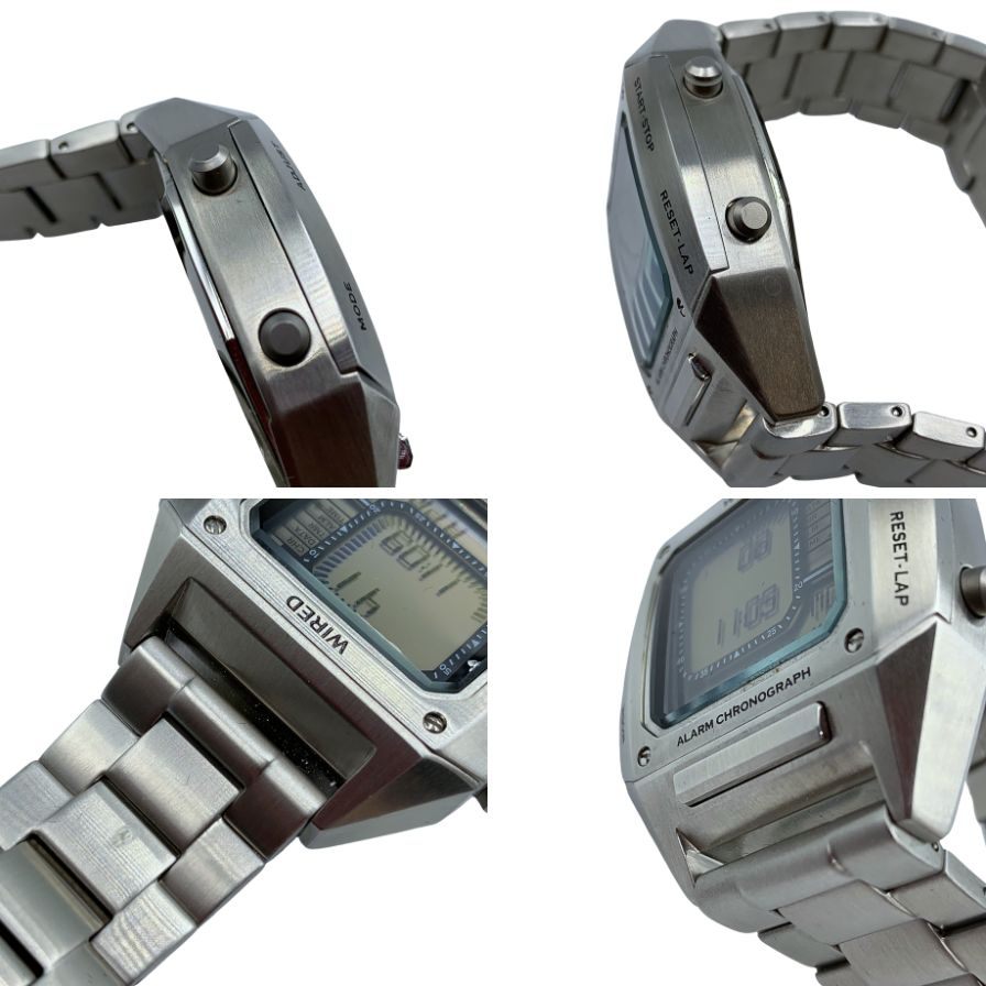 セイコー 腕時計 クオーツ WIRED ソリディティ AGAM401 電子 メンズ シルバー SEIKO【AFI21】