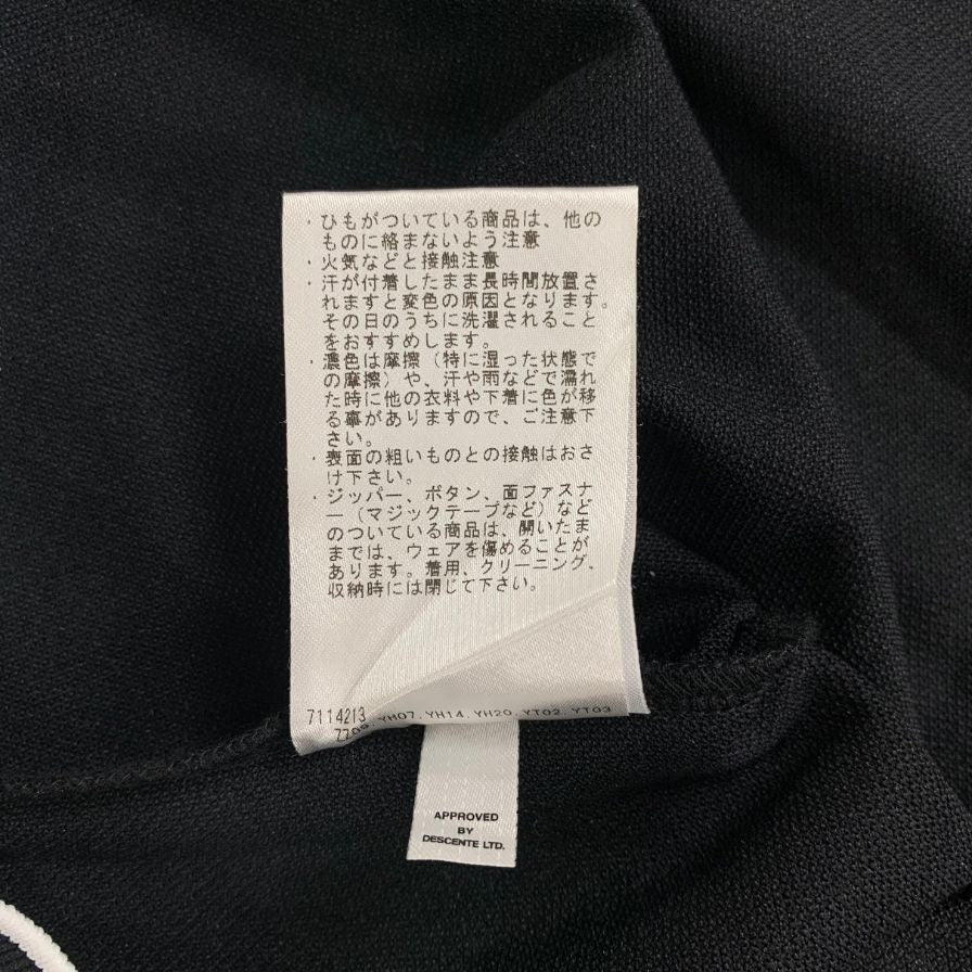 極美品◆マンシングウェア×Cph/Golf 半袖ポロシャツ ドライテック サイズL メンズ ブラック Munsingwear 【AFB24】