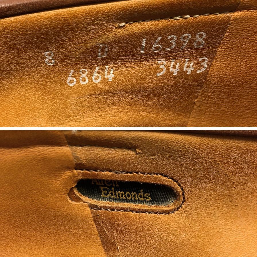 アレンエドモンズ ローファー グラスゴー メンズサイズ 8 ブラウン Allen Edmonds 約26.0cm【AFC47】