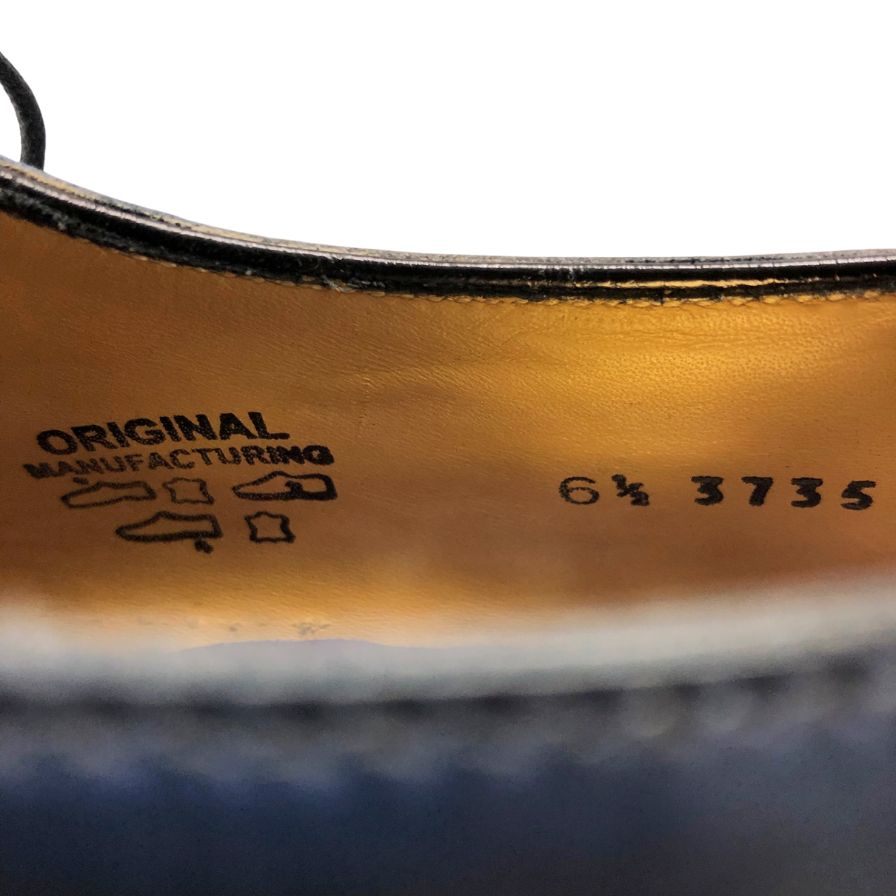 フランチェスコ ベニーニョ レザーシューズ 3735 プレーントゥ ブラック サイズ6.5 メンズ Francesco Benigno 約25.0cm【AFC47】