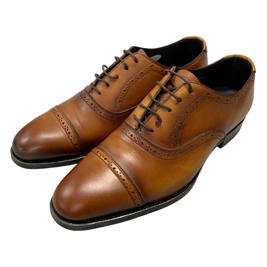 美品◆大塚製靴 レースアップシューズ パンチドキャップトゥ ブラウン メンズ サイズ24.5 OP1002 OTSUKA【AFD4】