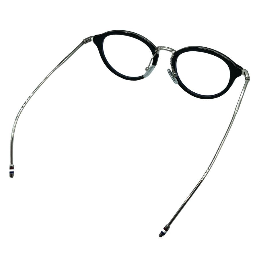 トムブラウン メガネ TB-011-C-C03-49 49□21-150 ブラック×シルバー ユニセックス THOM BROWNE【AFI13】