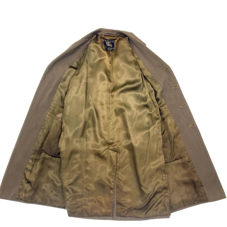 バーバリー バルカラーコート オールド 2枚袖 イングランド製 メンズ カーキ サイズL程度 Burberrys WM anderson【LA】