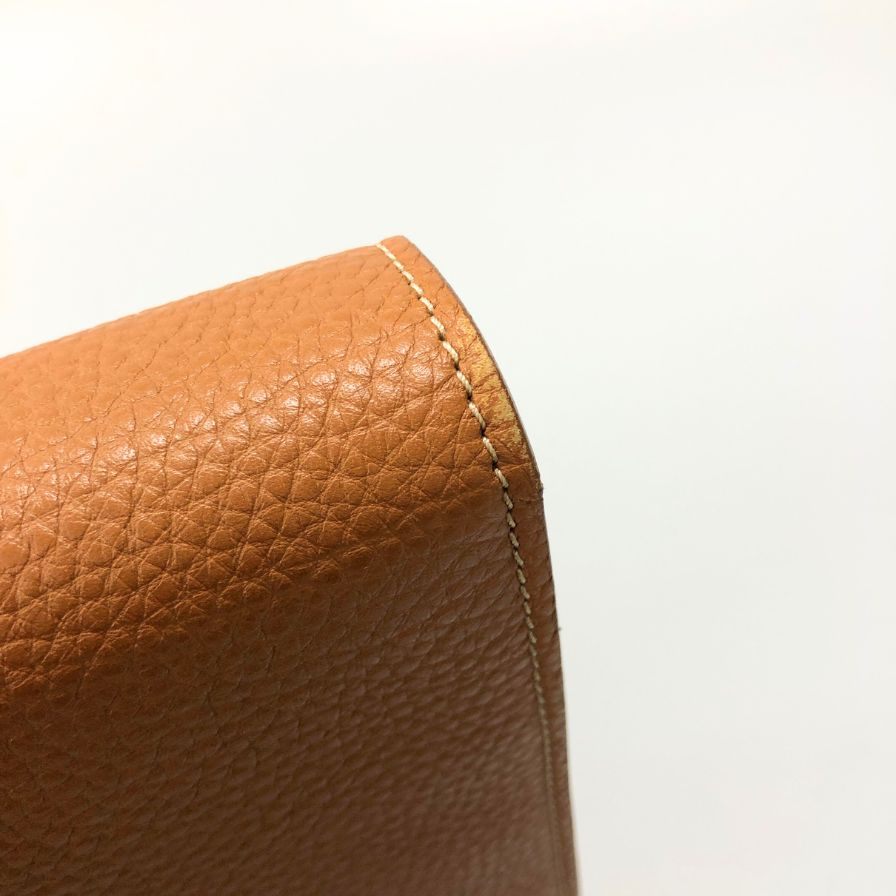 アカーテ ブリーフケース ナチュラルシュリンクレザー ブラウン ゴールド金具 メンズ ACATE【AFE1】