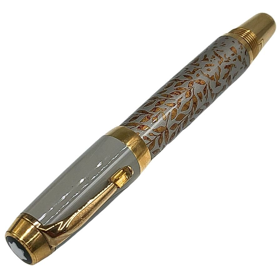 モンブラン 万年筆 ボエム ドゥエ ムーンガーデン ペン先刻印 Au 750 M ラッカー仕上げ 中字 ゴールド MONT BLANC【AFI13】