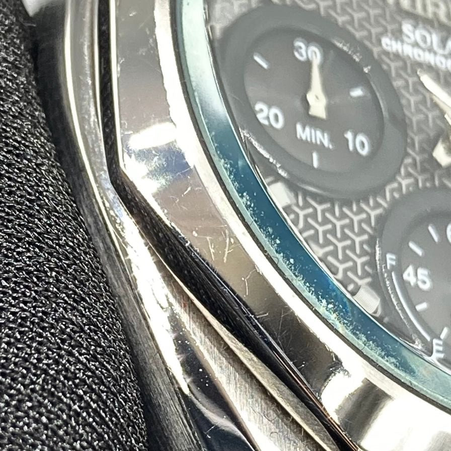 セイコー 腕時計 ワイアード VR42-KMFO クロノグラフ ソーラー 黒文字盤 SEIKO WIRED【AFI8】