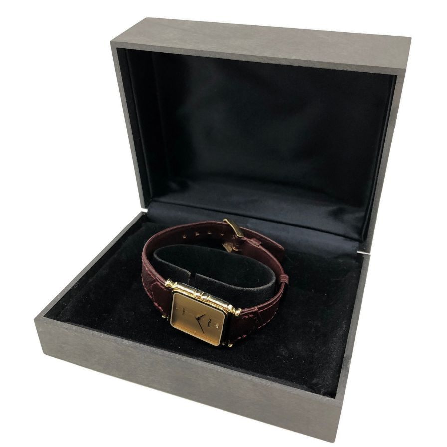 ラドー クオーツ時計 スクエア ゴールド メンズ 179.5242.2 RADO【AFI7】