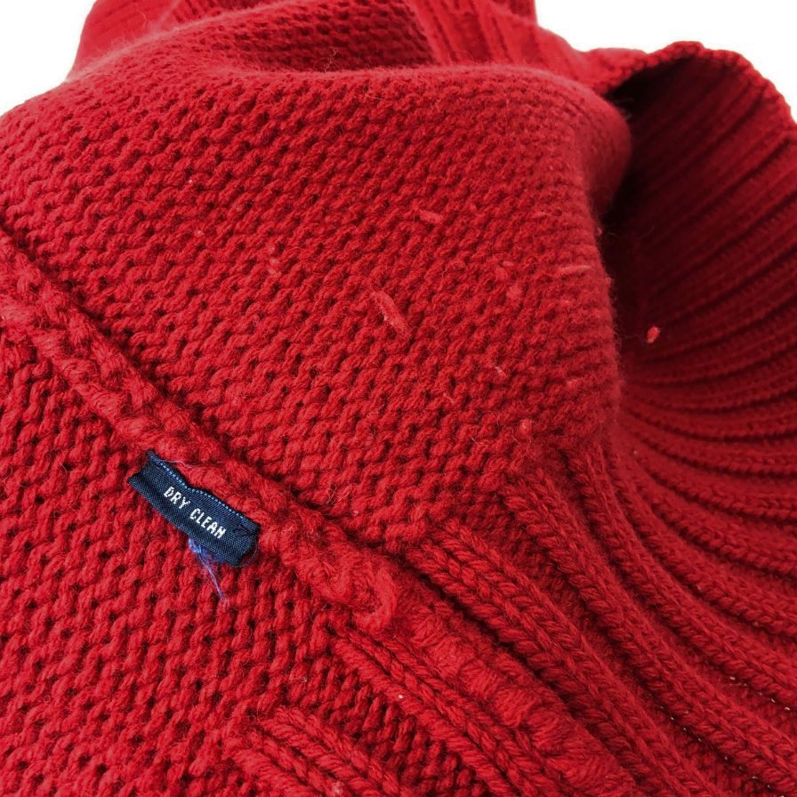 美品◆ポロ ラルフローレン ハンドニット クルーネック ネイティブ柄 ウール サイズL メンズ Polo Ralph Lauren 【AFA15】