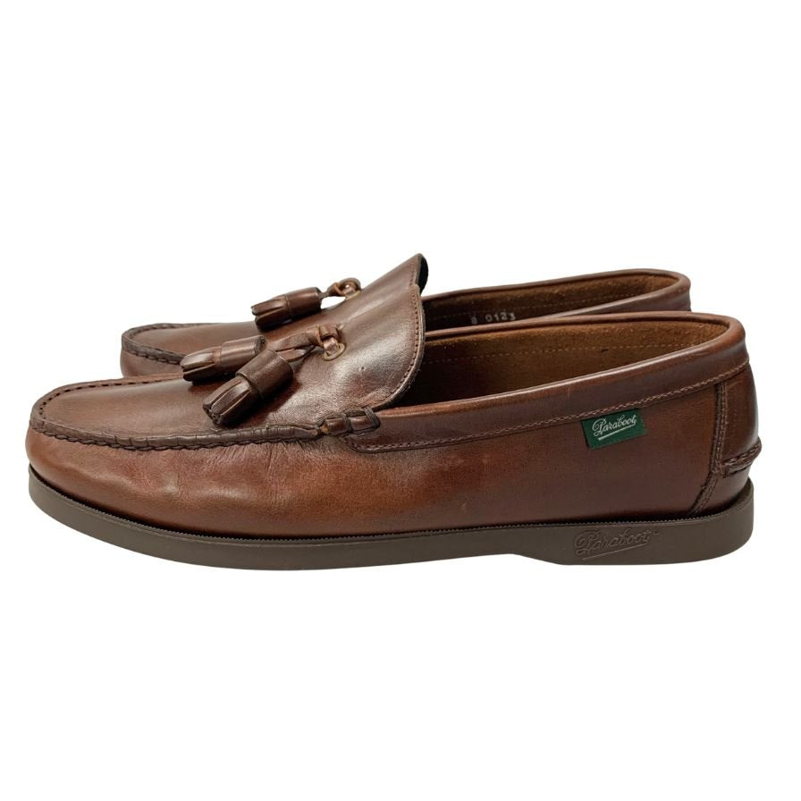 パラブーツ タッセルローファー ユナイテッドアローズ別注 メンズ ブラウン サイズ8 0123 Paraboot×UNITED ARROWS 約26.5cm【AFD12】