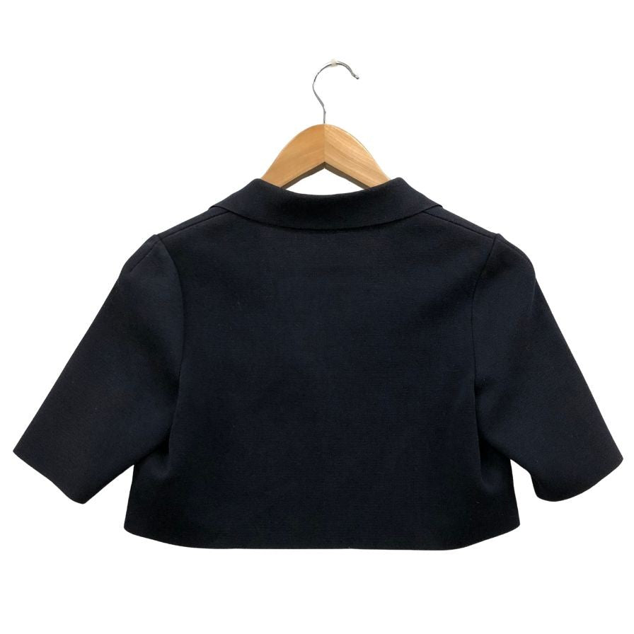 中古◆フォクシー ニットジャケット リトルジュエル ネイビー レディース サイズ38 37110 FOXEY 【AFB12】
