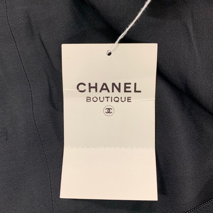 シャネル スカート 98A P11485V02954 ウール×シルク レディース サイズ44 ブラック CHANEL【AFB8】