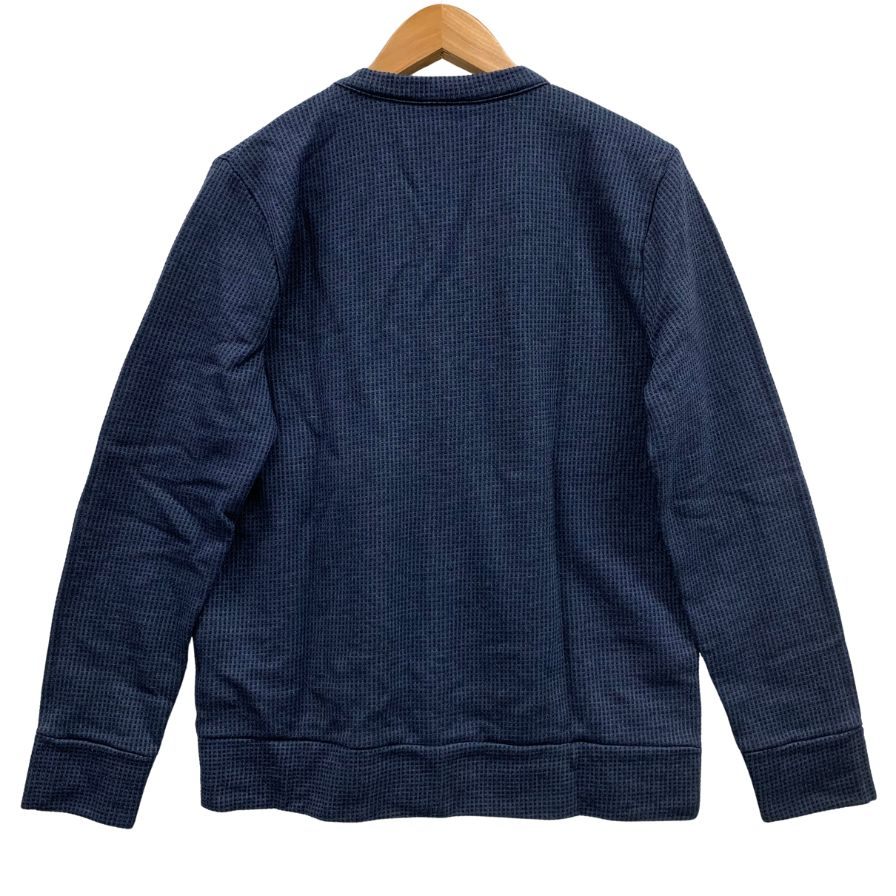 新品同様◆スリードッツ コットン カーディガン USA製 ネイビー サイズM THREE DOTS 【AFB14】