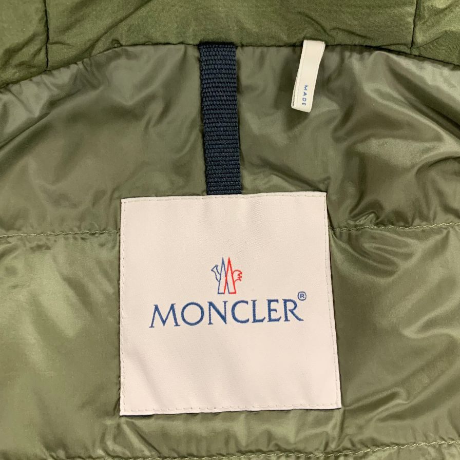美品◆モンクレール 19SS ダウンコート LUXEMBOURG GIUBBOTTO カーキ レディース サイズ2 MONCLER 【AFA1】