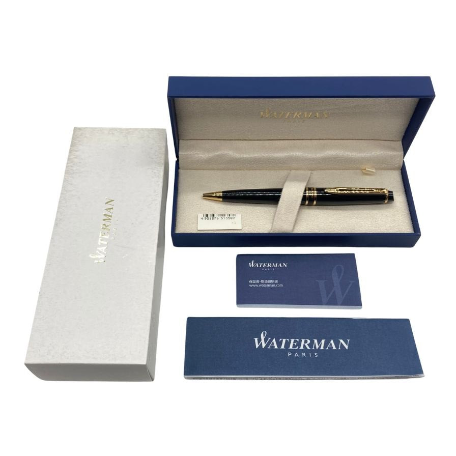 ウォーターマン ボールペン ツイスト式 エキスパート エッセンシャル ブラック ゴールド Waterman Expert Essential【AFI4】