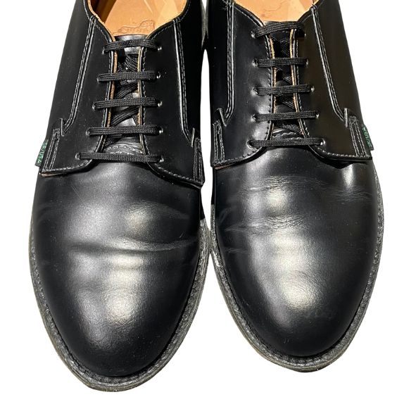 レッドウイング レザーシューズ ポストマン オックスフォード 101 メンズ サイズ7.5D ブラック REDWING ビジネスシューズ 約25.5cm【LA】【中古】