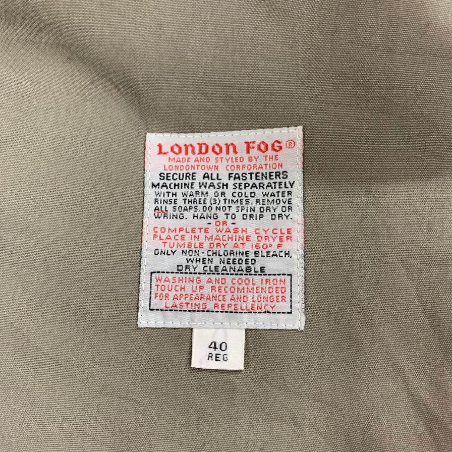 美品◆ロンドンフォグ バルカラーコート 70S カーキ メンズ サイズ 40 LONDON FOG 【AFA17】