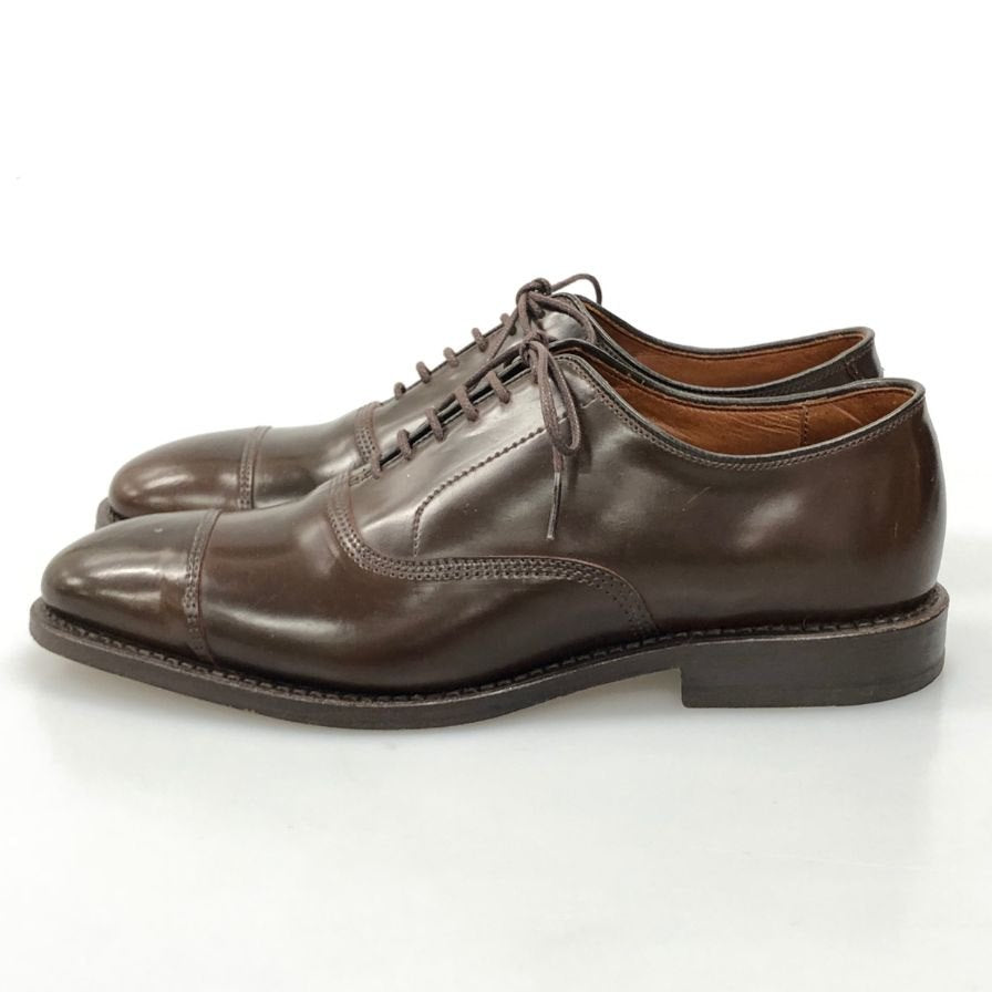 アレンエドモンズ レザーシューズ 5925 パークアベニュー コードバン キャップトゥ バーガンディ メンズ サイズUK7 Allen Edmonds PARK AVENUE ビジネスシューズ 約25.5cm【LA】【中古】