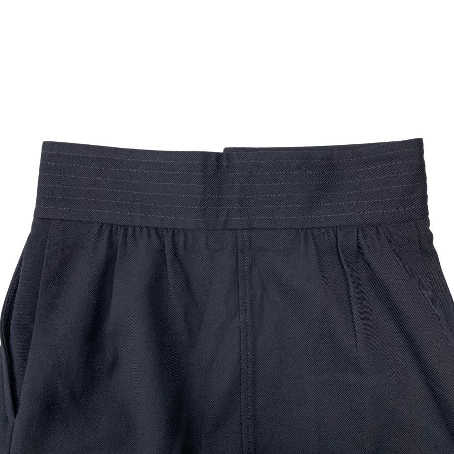 シーバイクロエ スカート ボタン ネイビー レディース サイズ34 SeeBy Chloe【AFB45】