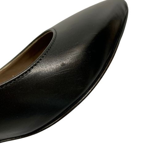 ドルチェ&ガッバーナ パンプス レザー レディース サイズ36 ブラック DOLCE&GABBANA 約23.0cm【AFC43】