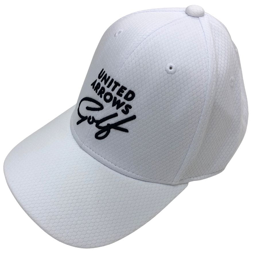 ユナイテッドアローズ ゴルフ キャップ ホワイト ロゴ メンズ サイズ表記なし UNITED ARROWS GOLF