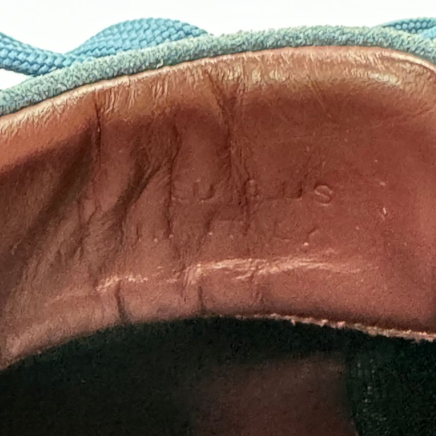 ブリオーニ レザースニーカー JAMES ローカット メンズ ブルー サイズ7 Brioni 約25.5cm【AFD7】