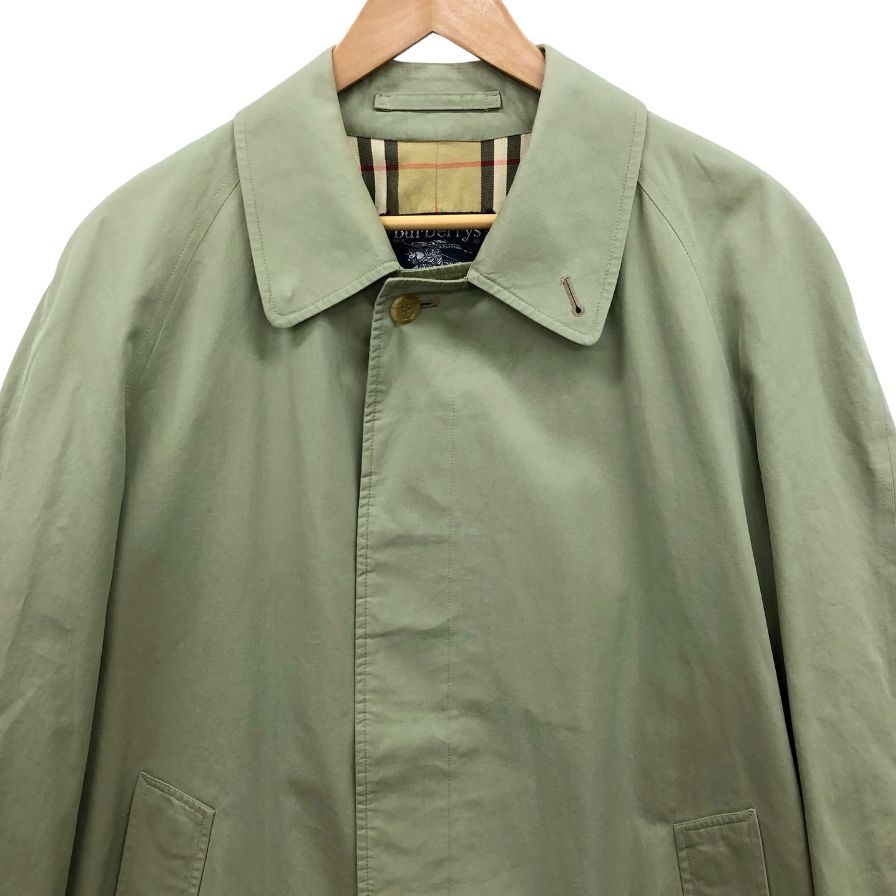 バーバリー バルカラーコート 85年製 旧タグ イングランド製 オリーブ メンズ サイズ46 Burberry【LA】