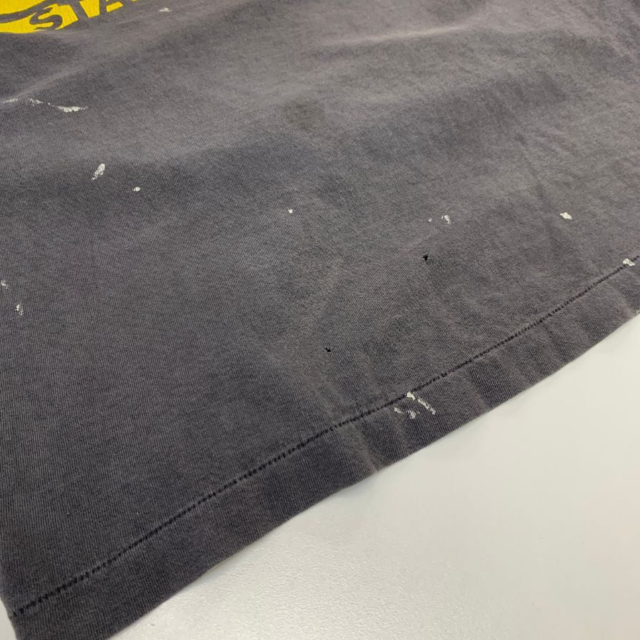 極美品◆セントマイケル 26SS 半袖Tシャツ ダメージ加工 グレー メンズ サイズS SM-MK8-0000-004 SAINT MICHAEL 【AFB35】