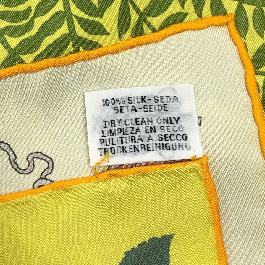 エルメス スカーフ カレ90 ダブルフェイス LE JARDIN DES PEINTRES 画家たちの庭 シルク バイカラー レディース HERMES【AFI20】