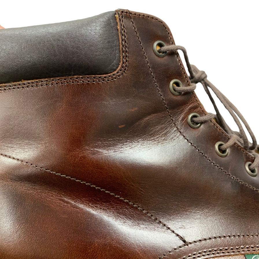 パラブーツ ベルジュラック エコルセ ブラウン UK6 6F82594 21 PARABOOT BERGERAC LIS ECORCE 約24.5cm【AFC47】