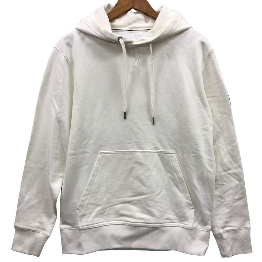 未使用◆カルバンクラインジーンズ プルオーバーパーカー 24AW J30J323430 サイズL メンズ ホワイト Calvin Klein Jeans 【AFB10】