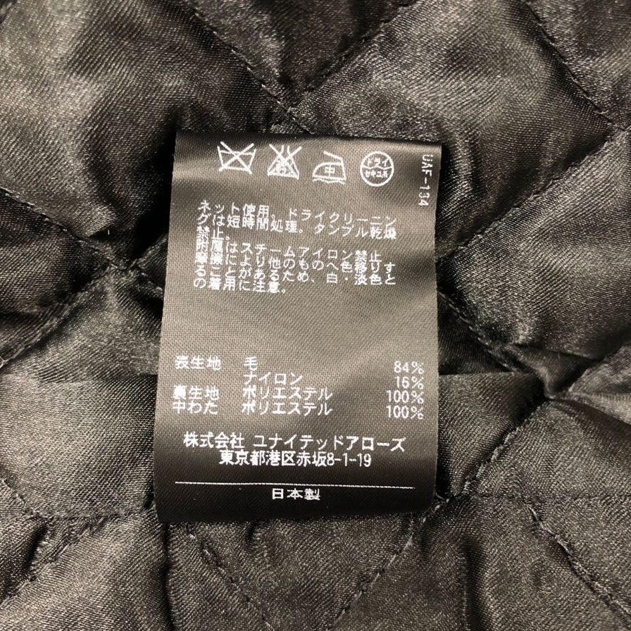 美品◆ユナイテッドアローズ ダッフル チェスター コート 1125-699-5766 チェック柄 L サイズ UNITED ARROWS 【AFA9】