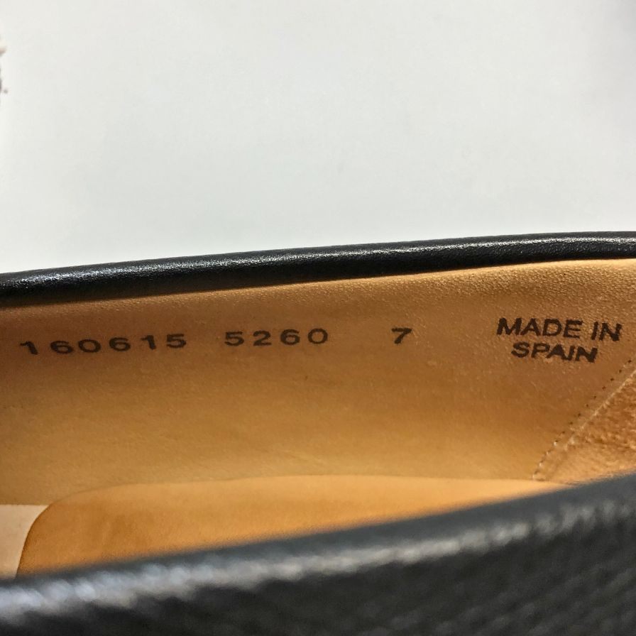 バーウィック ローファー 5260 グレインレザー ブラック サイズUK7 Berwick 約25.5cm【AFD6】