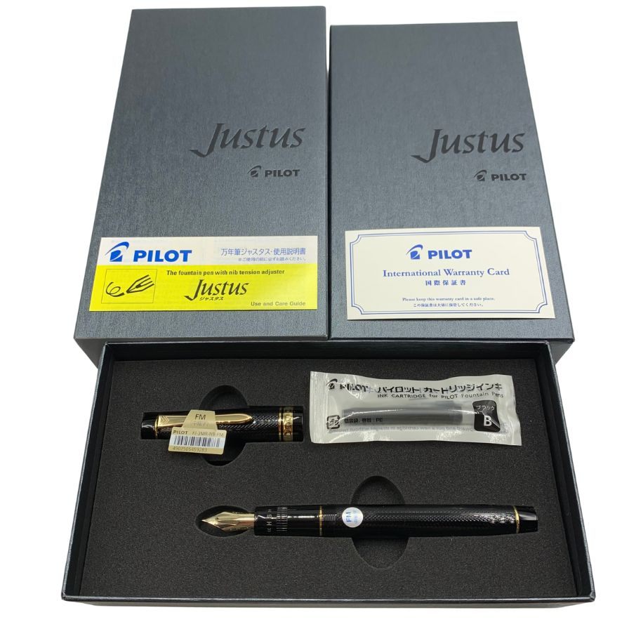 パイロット 万年筆 Justus95 ペン先14K FJ-3MR-NB-FM ブラック PILOT【AFB53】