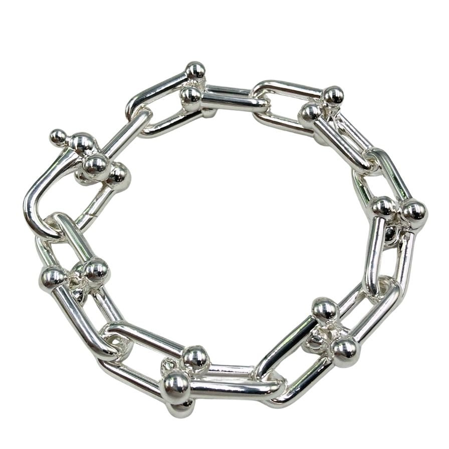 ティファニー ブレスレット ハードウェア ラージリンク 14コマ Ag925 シルバー TIFFANY&Co.