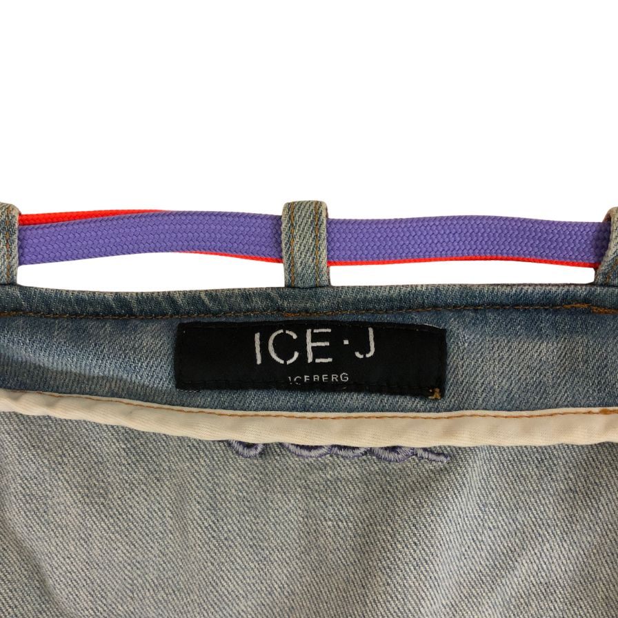 美品◆アイスバーグ デニムジャケット レディース サイズ40 インディゴ ICEBERG 【AFB5】