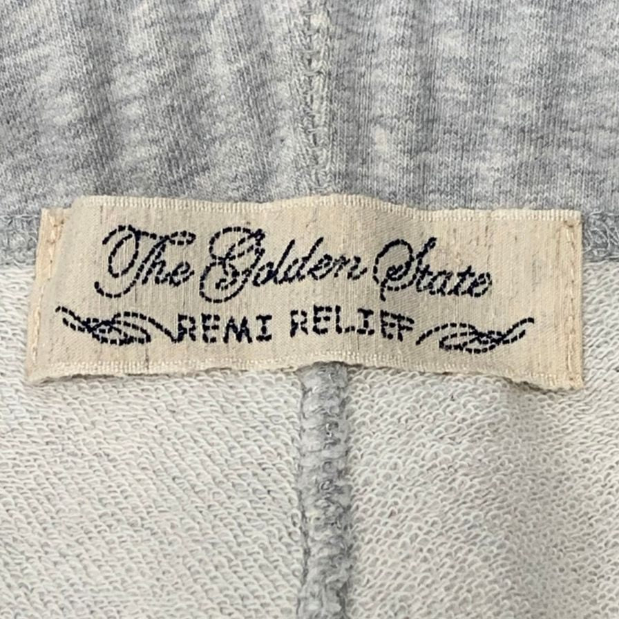 レミレリーフ ビームスプラス別注 スウェットパンツ ライトグレー サイズS メンズ REMI RELIEF BEAMS PLUS 【AFB22】