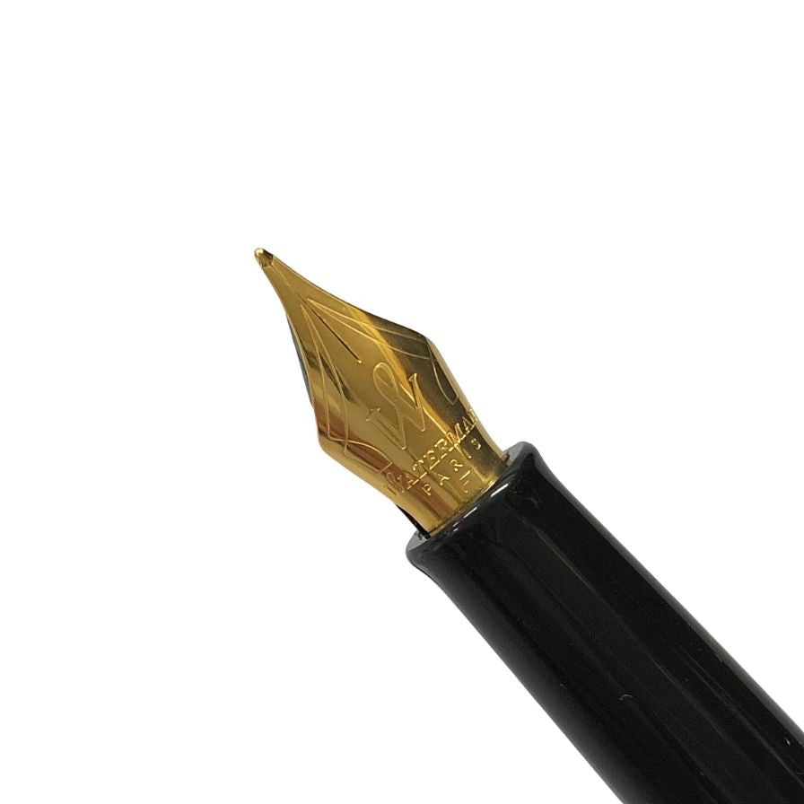 ウォーターマン 万年筆 メトロポリタン エッセンシャル ブラック×ゴールド Fニブ WATERMAN【AFI18】