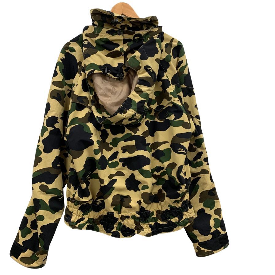 美品◆ア ベイシング エイプ ジャケット スノーボード型 迷彩柄 サイズL メンズ A BATHING APE 【AFB16】