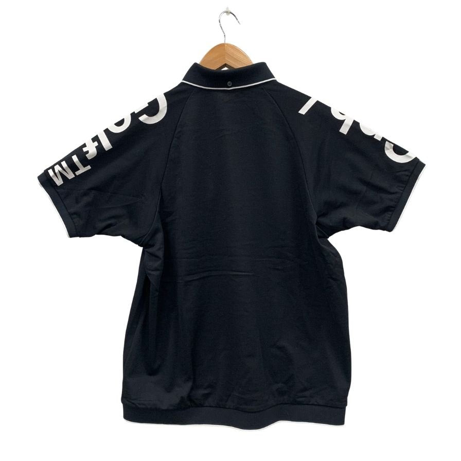 極美品◆マンシングウェア×Cph/Golf 半袖ポロシャツ ドライテック サイズL メンズ ブラック Munsingwear 【AFB24】