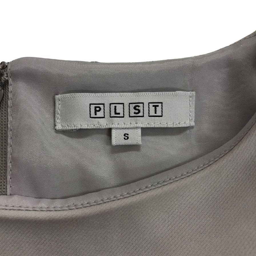 極美品◆プラステ 半袖ワンピース Sサイズ アイボリー PLST 【AFB7】