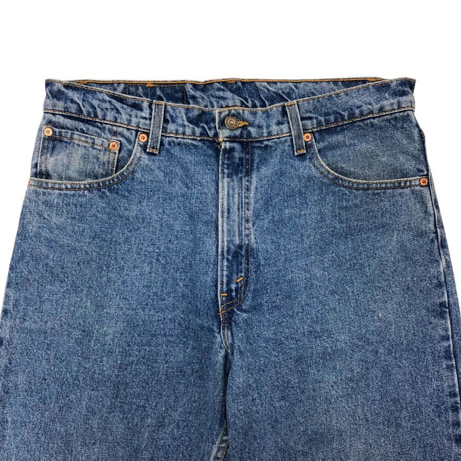 リーバイス デニム 550 ボタン裏653 USA製 インディゴ メンズ サイズ W36 L33 LEVI’S 【AFB39】