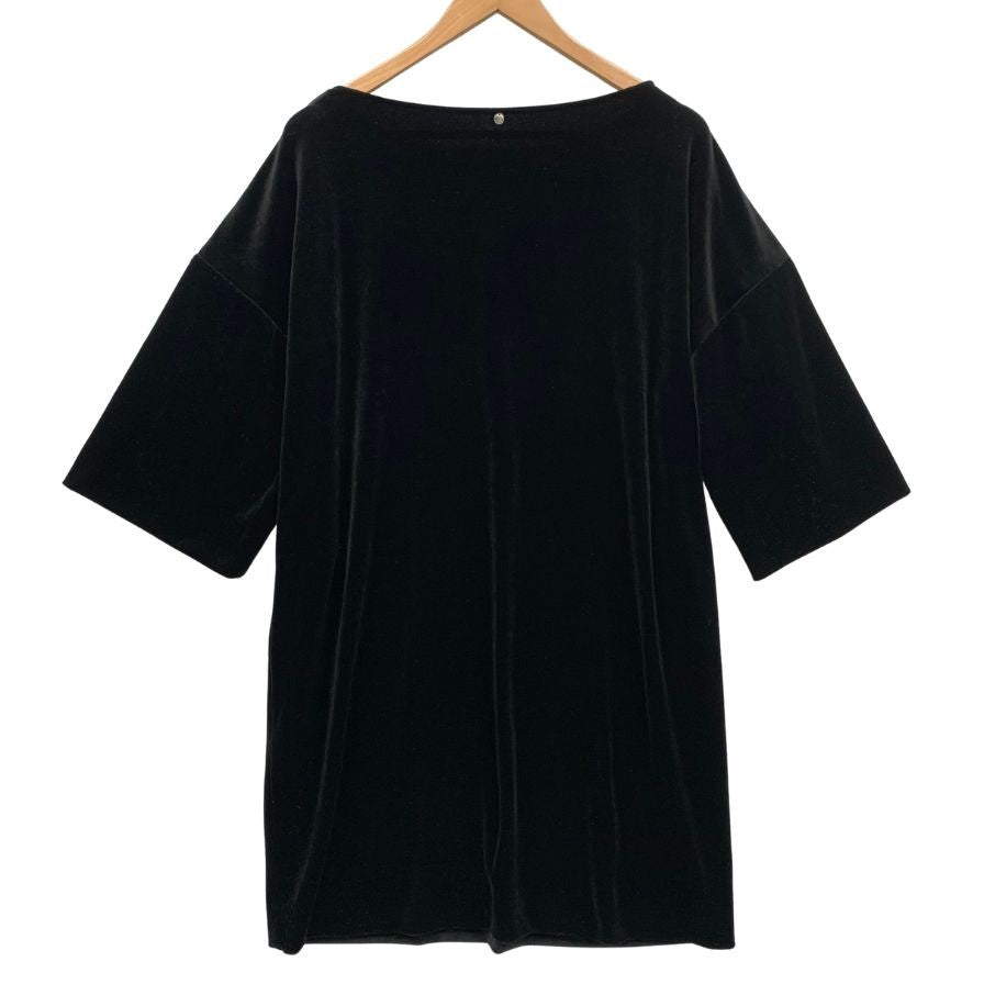 極美品◆デイジー ベロア ワンピース チュニックワンピース トリアセテート ブラック サイズ表記なし レディース DAISY VELOUR 【AFB47】