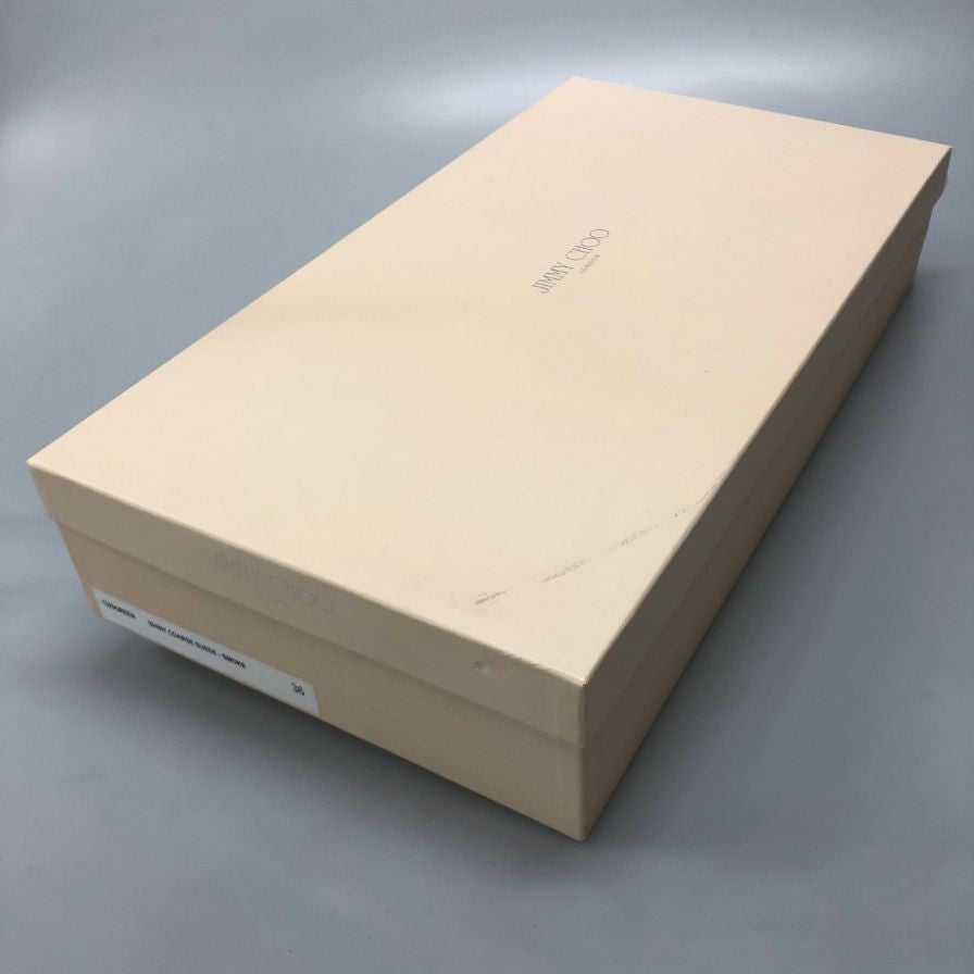 ジミーチュウ ロングブーツ ヌバックレザー サイズ36 レディース グレー系 JIMMY CHOO 約23.0cm【AFD1】